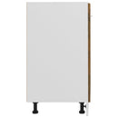 vidaXL füstös tölgyszínű szerelt fa alsó szekrény 60 x 46 x 81,5 cm