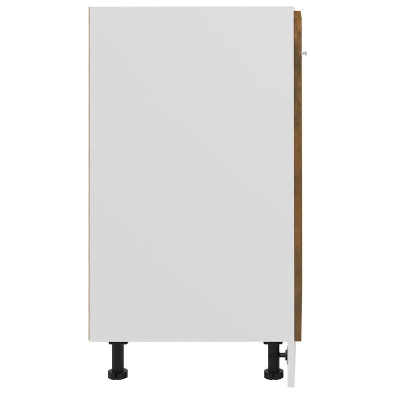 vidaXL füstös tölgyszínű szerelt fa alsó szekrény 60 x 46 x 81,5 cm