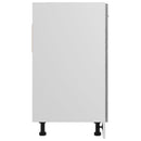 vidaXL “Lyon” szürke sonoma színű szerelt fa mosogatószekrény