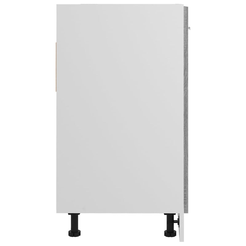 vidaXL “Lyon” szürke sonoma színű szerelt fa mosogatószekrény