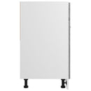 vidaXL szürke sonoma színű szerelt fa fiókos szekrény 60x46x81,5 cm