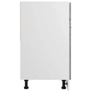 vidaXL “Lyon” szürke sonoma színű szerelt fa fiókos szekrény