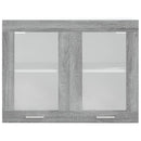 vidaXL “Lyon” szürke sonoma színű szerelt fa függő üvegszekrény