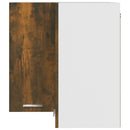 vidaXL füstös tölgy színű szerelt fa függő sarokszekrény 57x57x60 cm