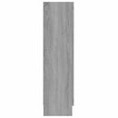 vidaXL szürke sonoma színű szerelt fa vitrinszekrény 82,5x30,5x115 cm