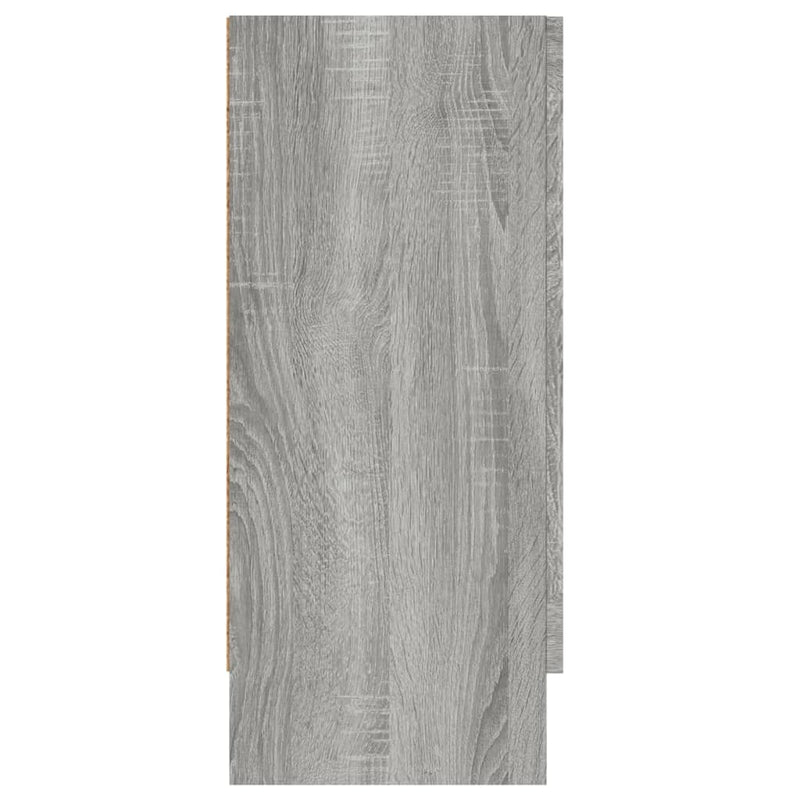 vidaXL szürke sonoma színű szerelt fa tálalószekrény 120x30,5x70 cm