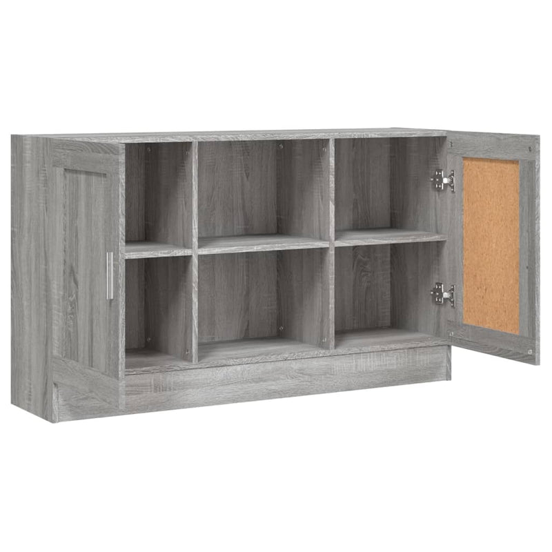 vidaXL szürke sonoma színű szerelt fa tálalószekrény 120x30,5x70 cm