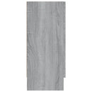 vidaXL szürke sonoma színű szerelt fa vitrinszekrény 120x30,5x70 cm