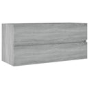 vidaXL szürke sonoma színű szerelt fa éjjeliszekrény 100x38,5x45 cm