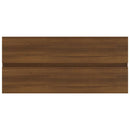 vidaXL barna tölgyszínű szerelt fa mosdószekrény 100 x 38,5 x 45 cm