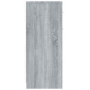 vidaXL szürke sonoma színű szerelt fa fürdőszobaszekrény 60x33x80 cm