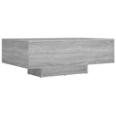 vidaXL szürke sonoma színű szerelt fa dohányzóasztal 85 x 55 x 31 cm