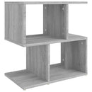 vidaXL 2 db szürke sonoma színű fa éjjeliszekrény 50 x 30 x 51,5 cm