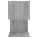 vidaXL 2 db szürke sonoma színű fa éjjeliszekrény 50 x 30 x 51,5 cm