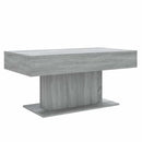 vidaXL szürke sonoma színű szerelt fa dohányzóasztal 96x50x45 cm