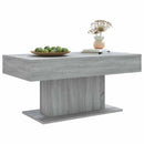 vidaXL szürke sonoma színű szerelt fa dohányzóasztal 96x50x45 cm