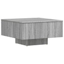 vidaXL szürke sonoma színű szerelt fa dohányzóasztal 60 x 60 x 31,5 cm