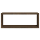 vidaXL 2 db barna tölgy színű szerelt fa fali kockapolc 60x15x23 cm