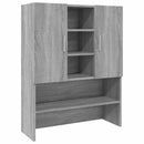 vidaXL szürke sonoma színű mosógépszekrény 70,5 x 25,5 x 90 cm