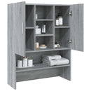 vidaXL szürke sonoma színű mosógépszekrény 70,5 x 25,5 x 90 cm