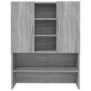 vidaXL szürke sonoma színű mosógépszekrény 70,5 x 25,5 x 90 cm