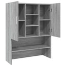 vidaXL szürke sonoma színű mosógépszekrény 70,5 x 25,5 x 90 cm