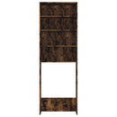 vidaXL füstös tölgyszínű mosógépszekrény 64 x 24 x 190 cm