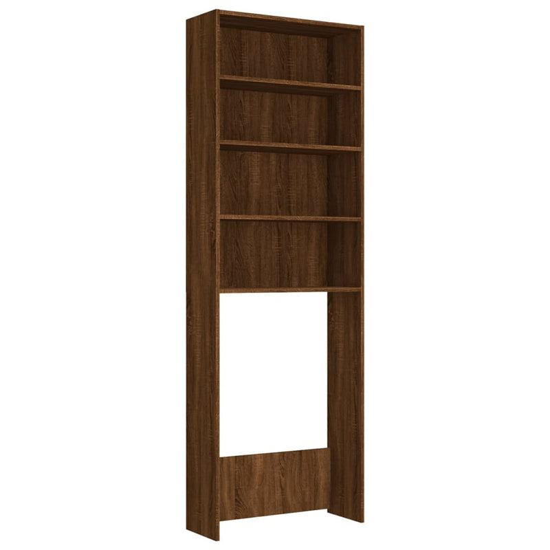 vidaXL barna tölgyszínű mosógépszekrény 64 x 24 x 190 cm