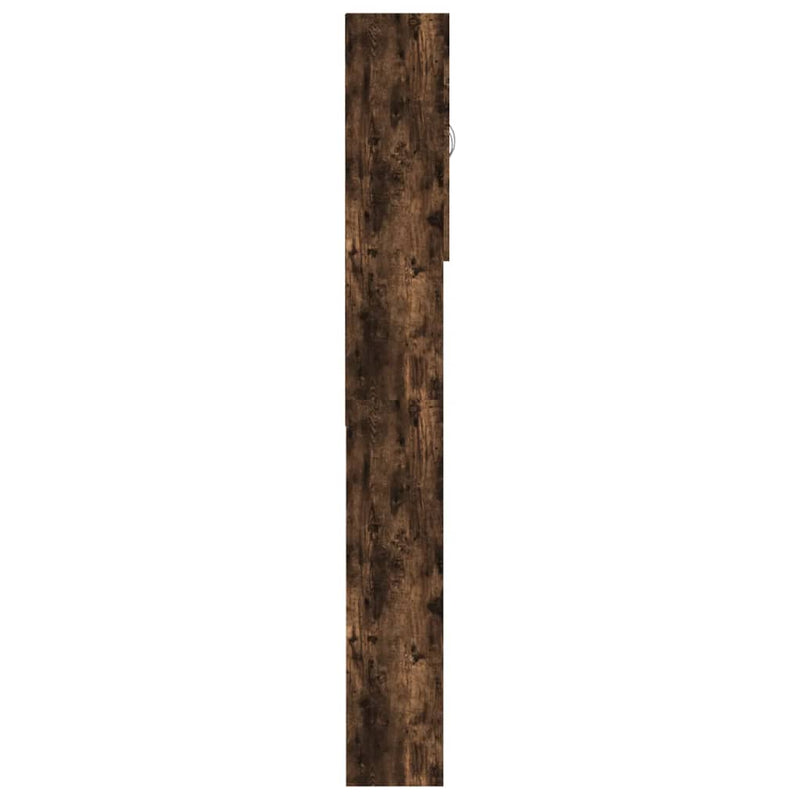 vidaXL füstös tölgy színű mosógépszekrény 64 x 25,5 x 190 cm