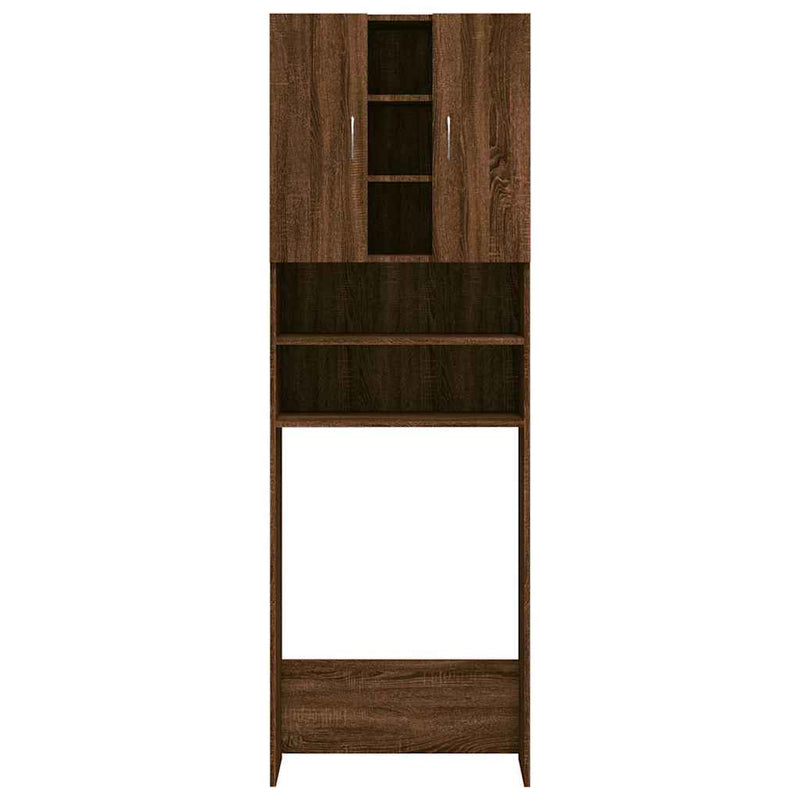 vidaXL barna tölgy színű mosógépszekrény 64 x 25,5 x 190 cm