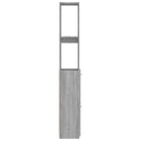 vidaXL szürke sonoma színű szerelt fa fürdőszobaszekrény 25x26,5x170cm