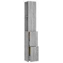 vidaXL szürke sonoma színű szerelt fa fürdőszobaszekrény 25x26,5x170cm