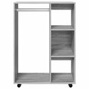 vidaXL szürke sonoma színű szerelt fa ruhásszekrény 80 x 40 x 110 cm