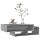 vidaXL szürke sonoma színű szerelt fa dohányzóasztal 105x55x32 cm