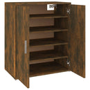 vidaXL füstös tölgy színű szerelt fa cipősszekrény 60 x 35 x 70