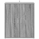 vidaXL szürke sonoma színű szerelt fa cipősszekrény 60 x 35 x 70 cm