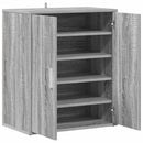 vidaXL szürke sonoma színű szerelt fa cipősszekrény 60 x 35 x 70 cm