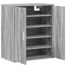 vidaXL szürke sonoma színű szerelt fa cipősszekrény 60 x 35 x 70 cm