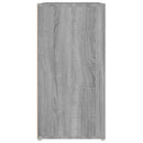 vidaXL szürke sonoma színű szerelt fa cipősszekrény 60 x 35 x 70 cm