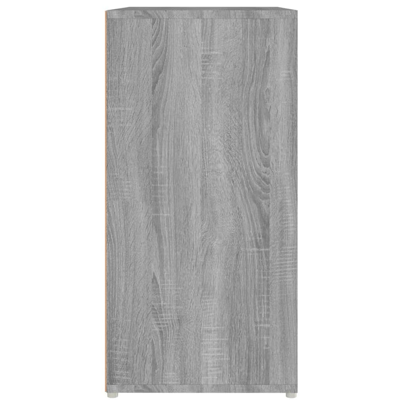 vidaXL szürke sonoma színű szerelt fa cipősszekrény 60 x 35 x 70 cm