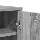 vidaXL szürke sonoma színű szerelt fa cipősszekrény 60 x 35 x 70 cm