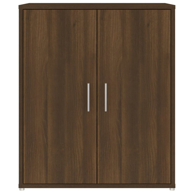 vidaXL barna tölgyszínű szerelt fa cipősszekrény 60 x 35 x 70 cm