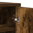 vidaXL füstös tölgy színű szerelt fa cipősszekrény 60 x 35 x 92 cm