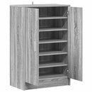 vidaXL szürke sonoma színű szerelt fa cipősszekrény 60 x 35 x 92 cm