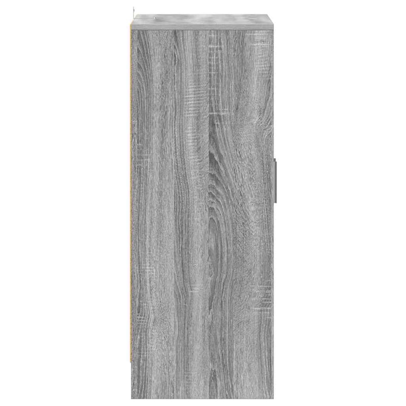 vidaXL szürke sonoma színű szerelt fa cipősszekrény 60 x 35 x 92 cm