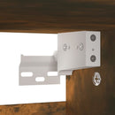 vidaXL füstös tölgy színű szerelt fa cipősszekrény 60 x 35 x 70 cm