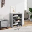 vidaXL füstös tölgy színű szerelt fa cipősszekrény 60 x 35 x 70 cm