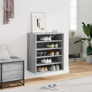 vidaXL füstös tölgy színű szerelt fa cipősszekrény 60 x 35 x 70 cm