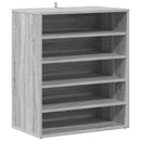 vidaXL füstös tölgy színű szerelt fa cipősszekrény 60 x 35 x 70 cm