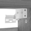 vidaXL szürke sonoma színű szerelt fa cipősszekrény 60 x 35 x 70 cm